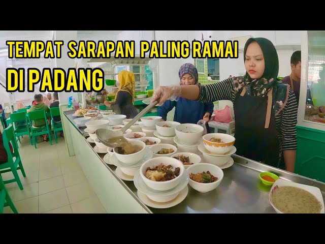 BUKA PAGI SAJA❗️ SLALU RAMAI❗️KULINER SOTO PADANG TEMPAT MAKAN ENAK DAN RAMAI BOFET RAJAWALI PADANG