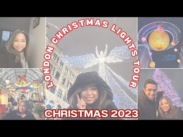 London Christmas Lights Tour || Christmas 2023 || Christmas Markets in London || Pinky Ghosh