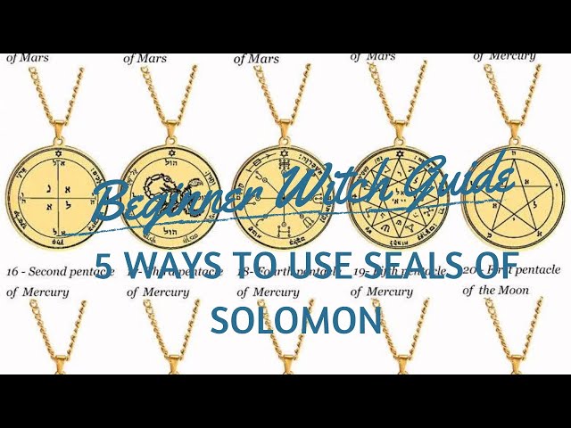 ♥️💰♥️💵 5 Ways to use Seals of Solomon ♥️💰♥️💵