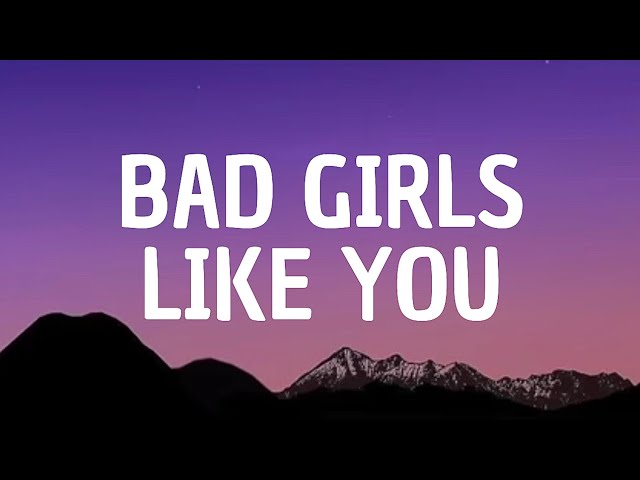 Bad girls like you (lyrics) - Tobii                 credits @tressatobii