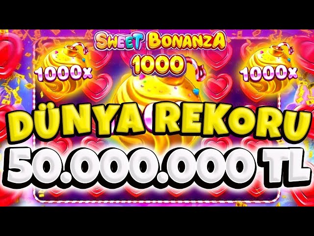 Sweet Bonanza 1000 🍭48.000 TL'YE 1000X 50.000.000 TL DÜNYA REKORU ! 🍭| SLOT