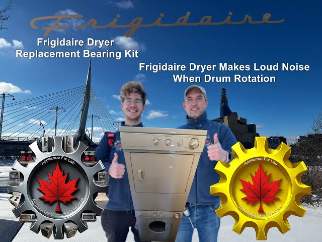 Frigidaire dryer makes loud noises when drum rotation Replacement bearing kit Appliance Fix Lab