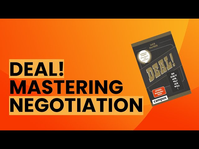 Mastering Negotiation: Secrets from Jack Nasher's Deal!