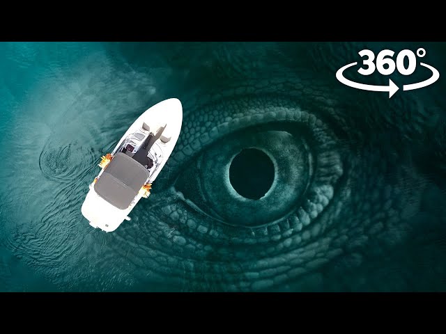 VR 360 Scary Sea Monsters | Kraken, Megalodon, Sea Dragons