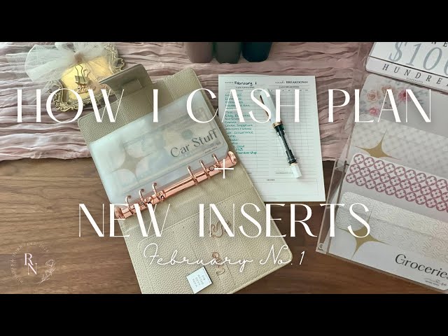 HOW I CASH PLAN | February No. 1 | $1656 | New Envelope Inserts | Which is your favorite? 😍