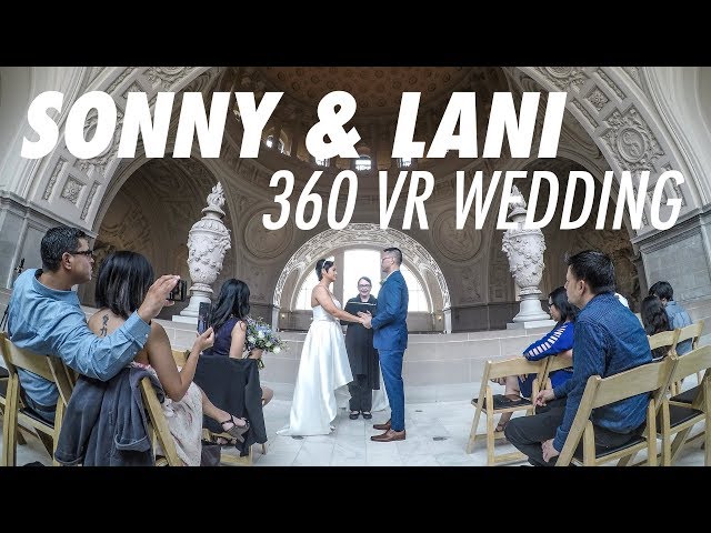 San Francisco City Hall Wedding 360 video | Sonny & Lani