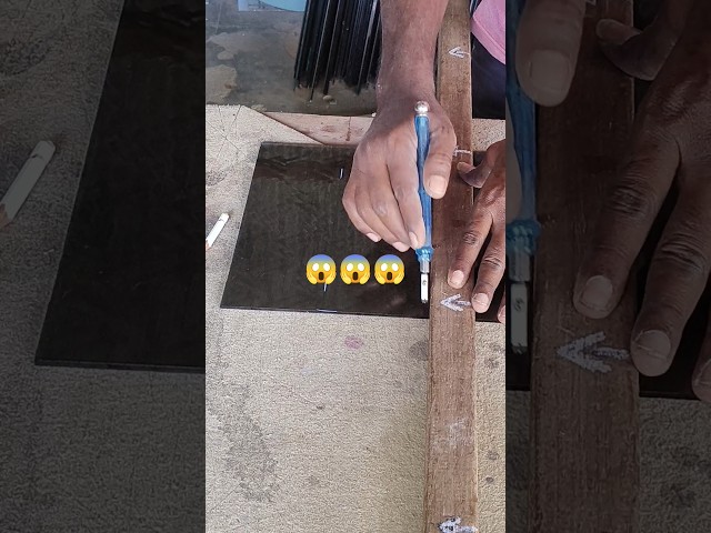 Glass cutting 😱😱😱 #song #tiles #glasscutting #reels #construction #pushpabgm #music #glasscuttingmac