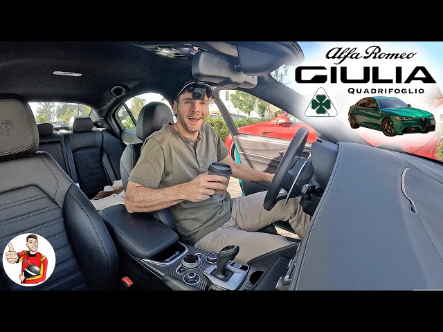 What It's Like to Live with a 2024 Alfa Romeo Giulia Quadrifoglio (POV)