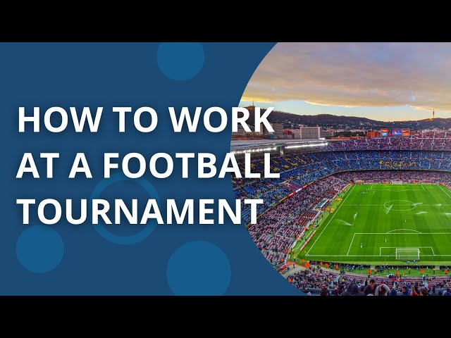 Bath researcher explains how to work at a football tournament.