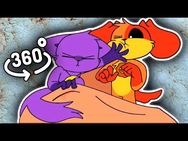 🙏360°CatNap and DogDay: Poor Pregnant Cat | Poppy Playtime Chapter 3 | Comic Dub