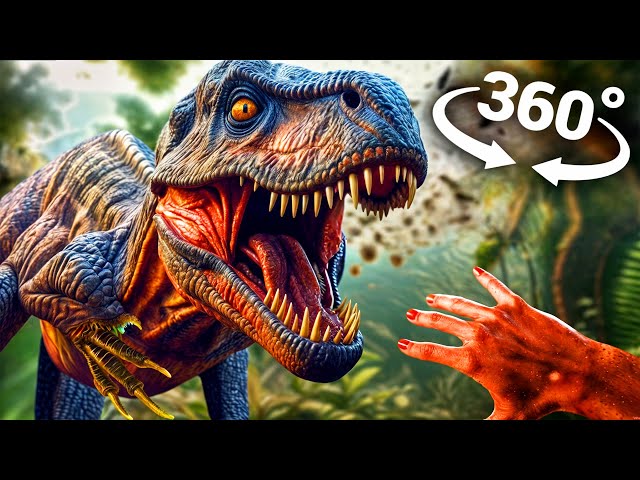 360° VR Jurassic Park | Dinosaur Breakout Jurassic World 4K