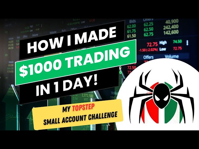 How This ONE Small Account Trading Strategy Made Me $1,000 in a Day!  #topsteptrader  #trading