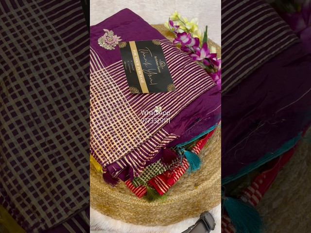 🔥Latest Pure H.O. Silk Handwork Saree #saree #ytshorts #shorts