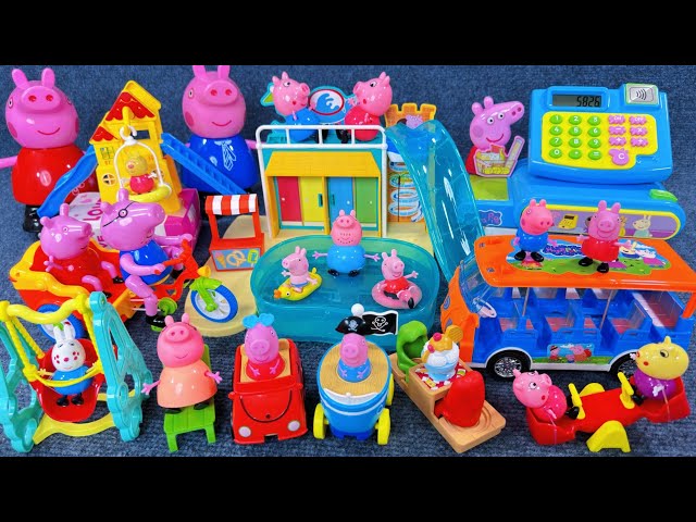 14 Minutes Satisfying with Unboxing Cute Peppa Pig Swimming Pool Toys Collection ASMR | Review Toys