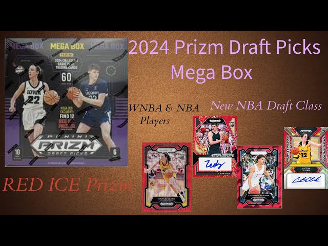 *NEW* 2024 Panini Prizm Draft Picks Basketball Mega Box Review!