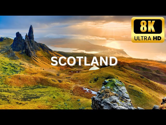 SCOTLAND 8K Ultra HD Scenic Relaxation with Peaceful Calming Music / Breathtaking landscapes