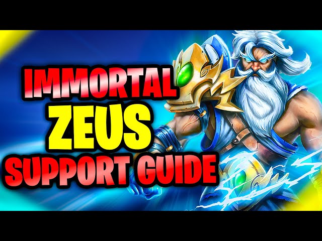 How To Play Zeus Support Like an IMMORTAL - Dota 2 Zeus Support Guide