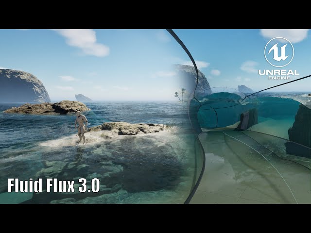 Fluid Flux 3 Release - Unreal Engine 5.5 - quick walkthrough