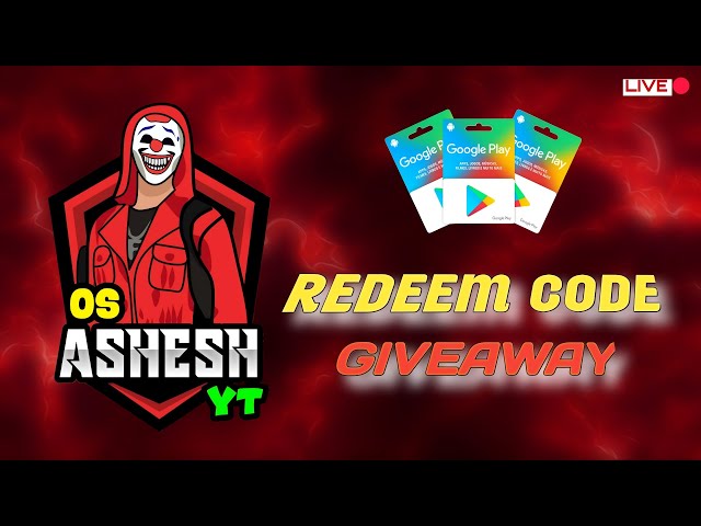 OS ASHESH YT LIVE | LIVE GIVEAWAY