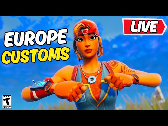 🔴LIVE | CUSTOMS WITH VIEWERS | EU CUSTOM MATCHMAKING GAMES | (FORTNITE CHAPTER 6)