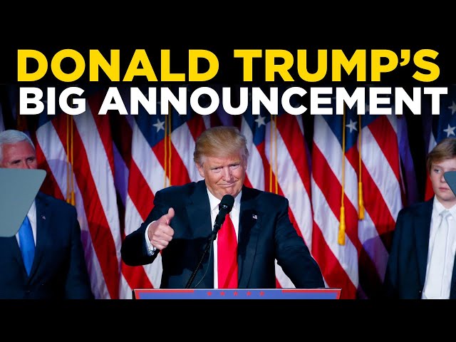 Donald Trump LIVE | Trump Mega Announcement 2025 LIVE | Trump Cabinet | Trump News LIVE | US News