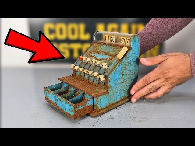 Secret Treasure Inside - Restoring a French Cash Register with Hidden Money