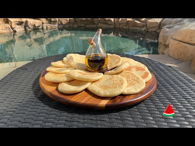 How to Make Perfect Arabic Bread at Home! Cooked in a pan and without an oven!