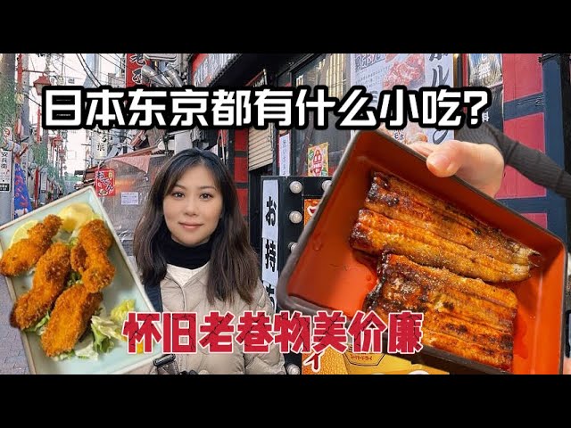 Tokyo Vlog东京都有什么小吃｜新宿一定要去复古小吃巷物美价廉｜天妇罗大虾面｜炭烤鳗鱼｜各种烤串应有尽有｜东京优衣库不来后悔｜新宿夜宵好去处