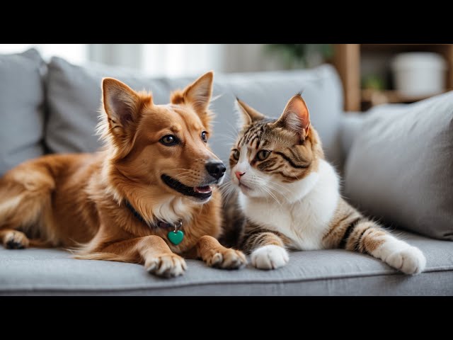 The Peaceful Life Between My Dog and Cat – Adorable Moments!