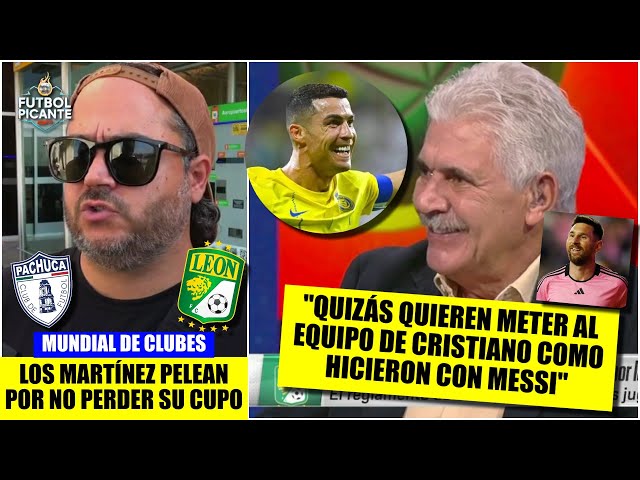 ¿CRISTIANO AL MUNDIAL DE CLUBES? El Tuca dice que lo meterán como a MESSI | Futbol Picante