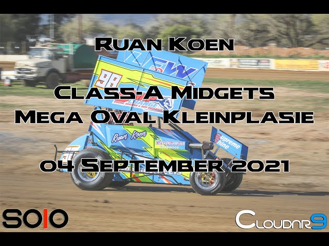 Kleinplasie: Midgets Class-A Race 1 with Ruan Koen: 2021/09/04