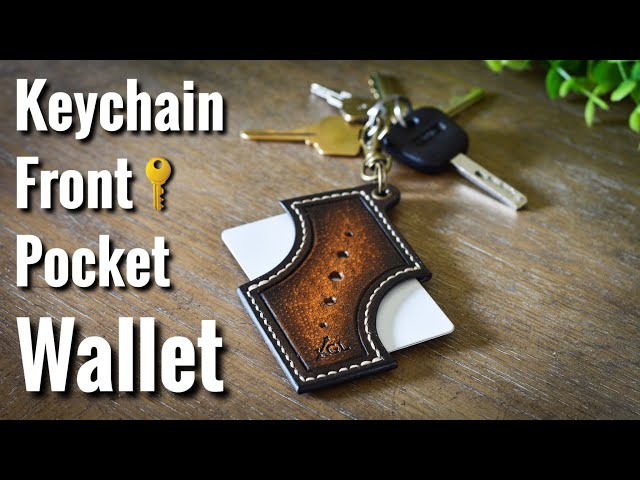 Making The Slimmest Front Pocket Leather Wallet - Leather Craft - EDC