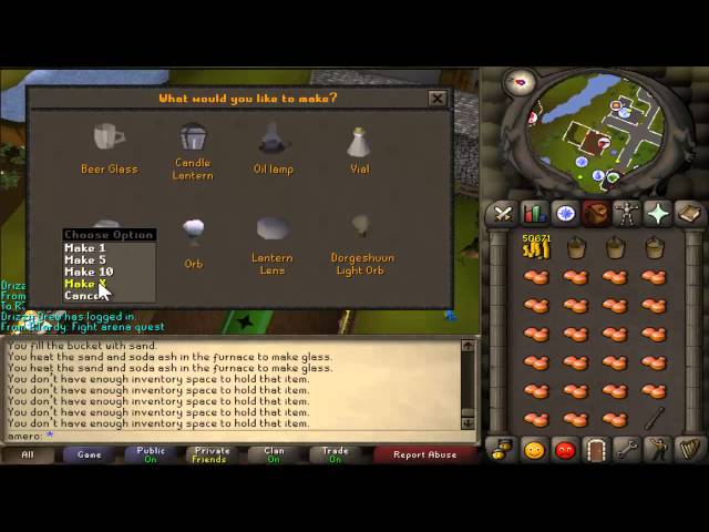 Runescape 2007 Money Making Guide : Fishbowl Method