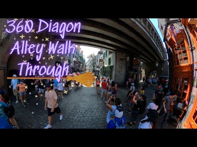 Diagon Alley 360 Degree Virtual Walkthrough at Universal- Use your iPhone or Android to look around!