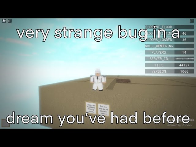 Strange Bug in A Dream You've Had Before | Roblox