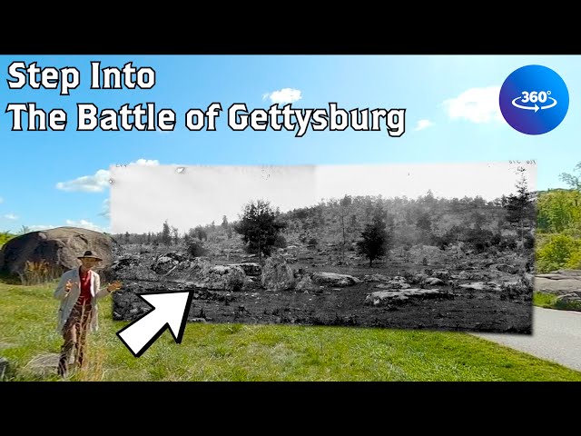 Gettysburg's Valley of Death in 360° | Civil War Then & Now