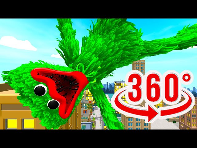 360° video Huggy Wuggy Mommy Long Legs Jumpscare VR funny horror memes