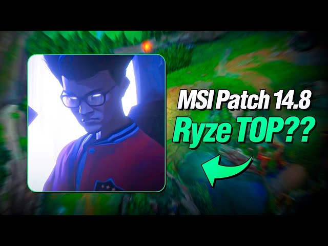 RYZE TOP?? (Patch 14.8: ALL LANES)