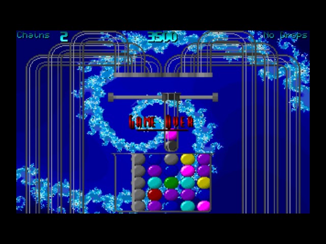 Tubes (DOS, Absolute Magic, 1994) - game over