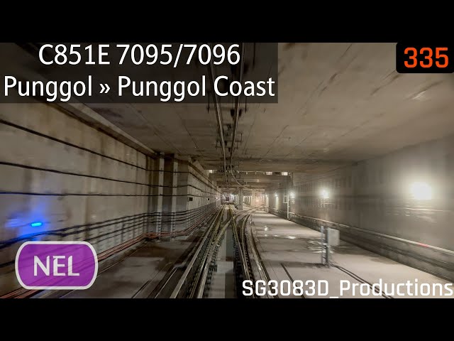 [SBST][Punggol Coast Opening!] ALS C851E [7095/7096] - NE17 Punggol » NE18 Punggol Coast (NEL)