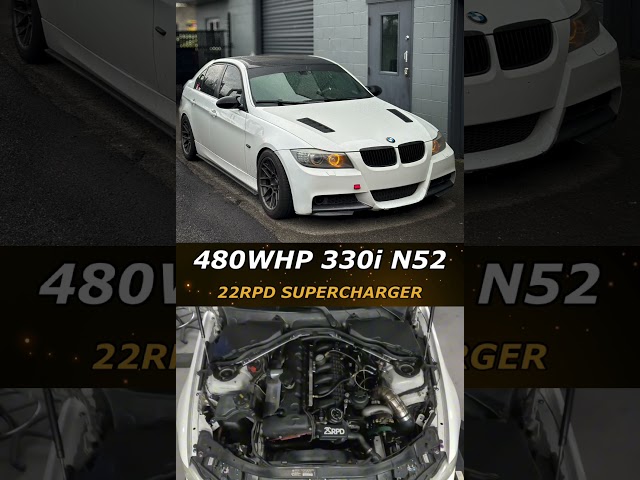 Supercharged N52 Sound #22rpd #supercharged #330i #n52 #325i #328i #n51 #e90 #335i #n54 #e92