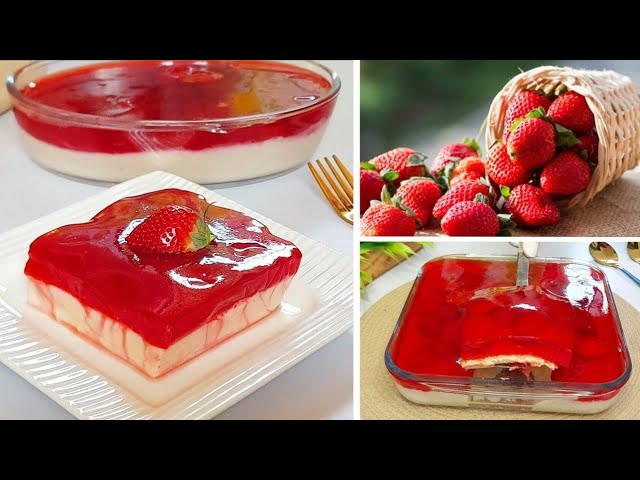 Best Strawberry dessert recipe 👌🔥| Eggless | Arabian Dessert Recipe | Dessert Recipes