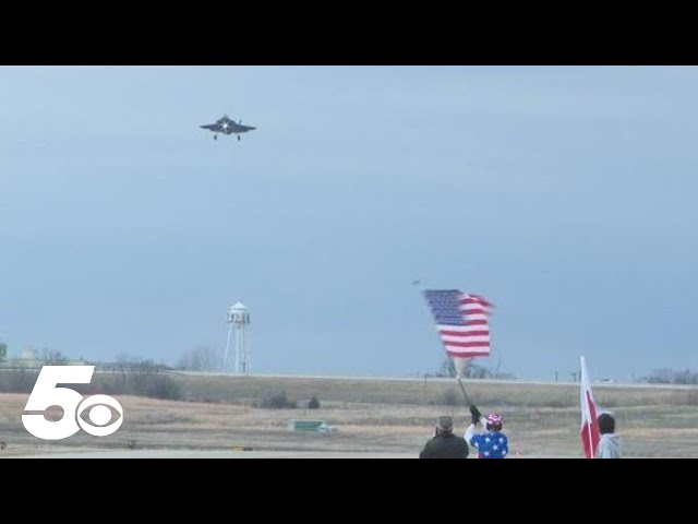 Polish F-35 Fighter Jets arrive at the 188th in Fort Smith as part of foreign training program