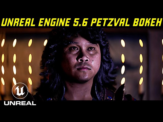 Unreal Engine 5.6 Petzval Bokeh