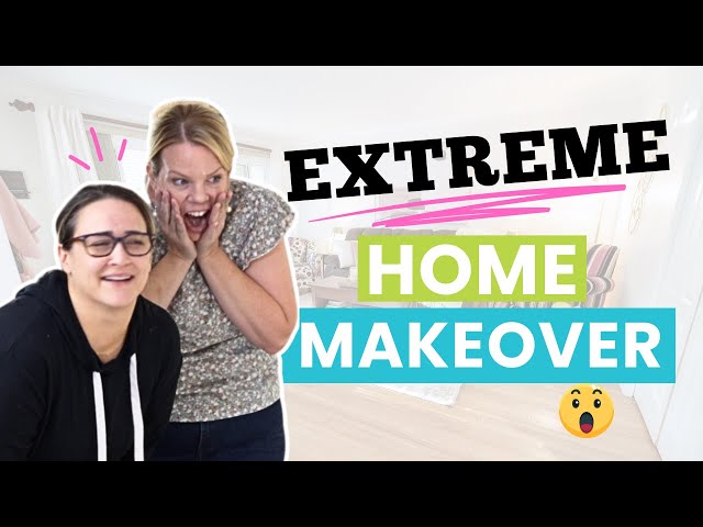 From CHAOS to CALM: Watch This Insane Living Room & Kitchen Makeover!