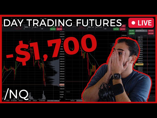 -$1,700 Overtrading and Continued Losses! - Live Day Trading Futures