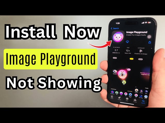 How to Install Image Playground App on iPhone! NOT SHOWING (After Deleted OR Not Available)