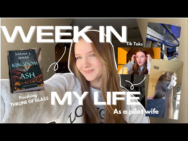 WEEK IN MY LIFE | As a pilot wife | Baking, Chatting, & Flying