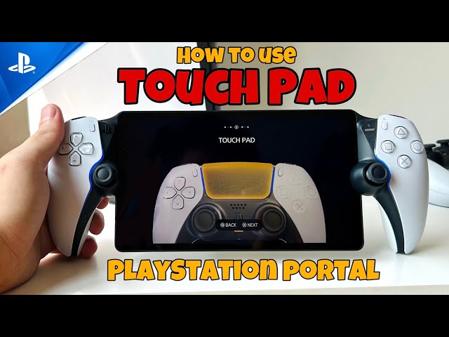 How to use Touch Pad | PlayStation Portal