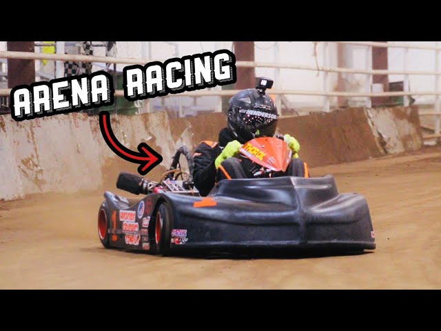 INDOOR RACING IN A RODEO ARENA! ( Getting The Kart Out For The First Time in 2025!)